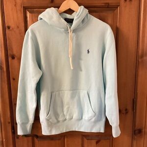 Polo by Ralph Lauren Blue Hoodie with Polo Logo, Size small